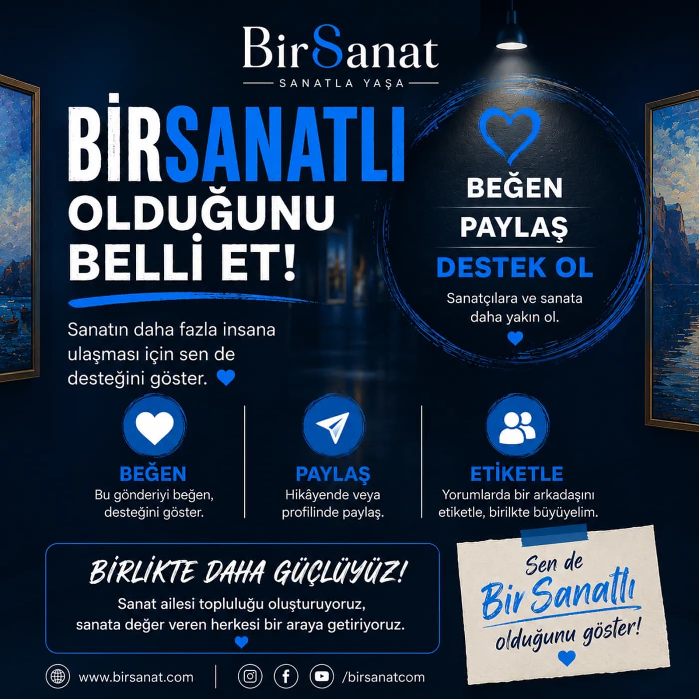 BirSanat Galeri paylaşımı